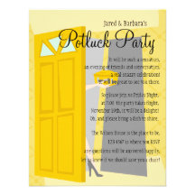 Potluck Party Invite