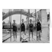 Potomac Boat Club Crew, 1921 Greeting Cards
