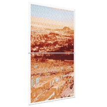 Potrero from Twin Peaks ( San Francisco ) Stretched Canvas Print
