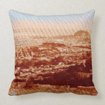 Potrero from Twin Peaks ( San Francisco ) Pillow