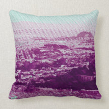 Potrero from Twin Peaks ( San Francisco ) Pillows