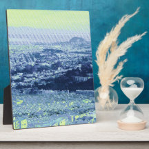 Potrero from Twin Peaks ( San Francisco ) Display Plaque
