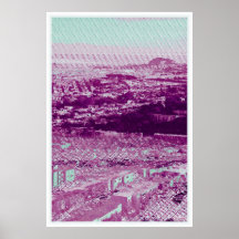 Potrero from Twin Peaks ( San Francisco ) Posters