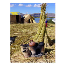 pots d'uros de visibilité directe carte postale