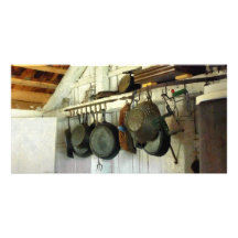 Pots in Kitchen Photo Card