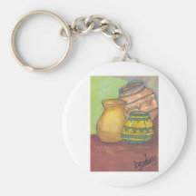 Pots in the Corner Keychains