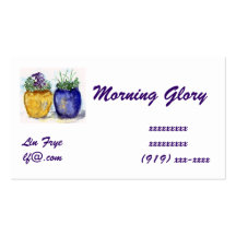 Pots of Herbs Business Card
