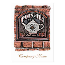 POTS OF TEA BUSINESS CARD TEMPLATES