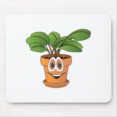 Cartoon Pot Plant