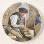 Potter Herman Kähler in his Workshop by L. A. Ring Coasters