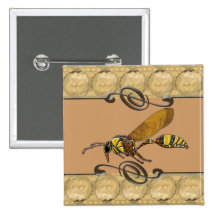 Potter Wasp Pin