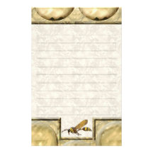 Potter Wasp Tan Lined Stationery Paper