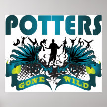 Potters Gone Wild Print
