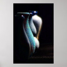 Pottery Vases Digital Painting Print