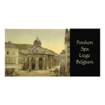 Pouhon, Spa, Liege, Belgium Photo Card Template