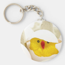Poulet Keychain de Pâques Porte-clés