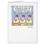 POULETS DE ÉCOUTE CLANDESTINE CARTE DE VŒUX