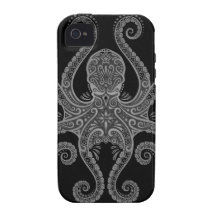 Poulpe foncé complexe coque Case-Mate iPhone 4