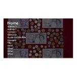 Pounds and pence business card