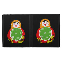 poupée russe mignonne d'emboîtement coques iPad