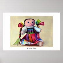 Poupée tissée poster