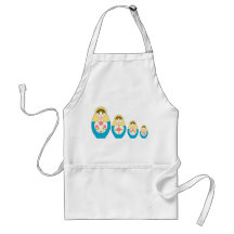 Poupées russes d'emboîtement de Matryoshka Tablier