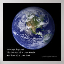 Pour arroser l'affiche de poésie de la NASA de la 