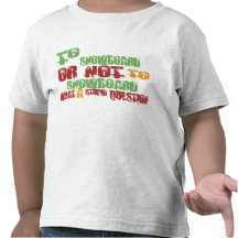 Pour faire du surf des neiges t-shirts