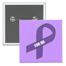 Pour moi (ruban pourpre) badge avec épingle