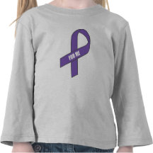 Pour moi (ruban pourpre) t-shirts