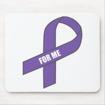 Pour moi (ruban pourpre) tapis de souris