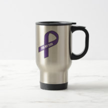 Pour mon fils (ruban pourpre) tasse à café