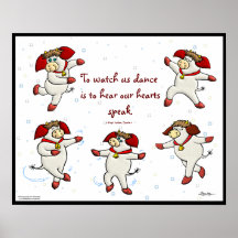 Pour nous observer danser sont d'entendre nos coeu posters
