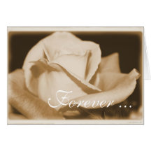 Pour toujours carte de valentine d'amour