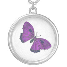 Pourpre de brocard de papillon de collier de demoi