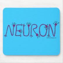 Pourpre/neurone Mousepad d'Aqua Tapis De Souris