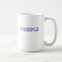 Pourpre pour la conscience chronique de douleur tasse