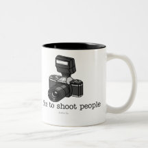 Pousse d'appareil-photo mugs à café