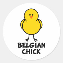 Poussin belge autocollants
