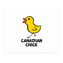 Poussin canadien cartes postales