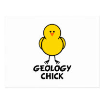 Poussin de géologie carte postale
