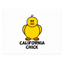 Poussin de la Californie Carte Postale