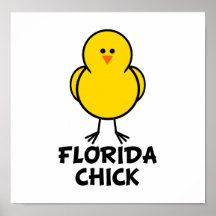Poussin de la Floride Poster