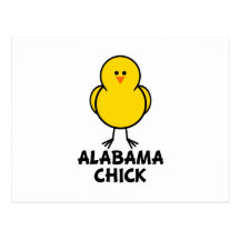 Poussin de l'Alabama Carte Postale