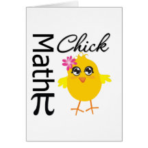 Poussin de maths cartes de vœux
