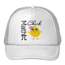 Poussin de maths casquettes