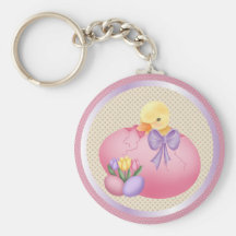 Poussin de Pâques - Keychain Porte-clefs