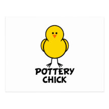 Poussin de poterie cartes postales