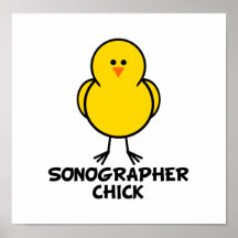 Poussin de Sonographer Poster
