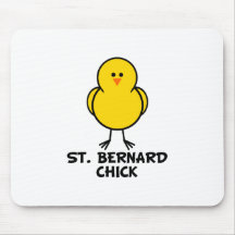 Poussin de St Bernard Tapis De Souris